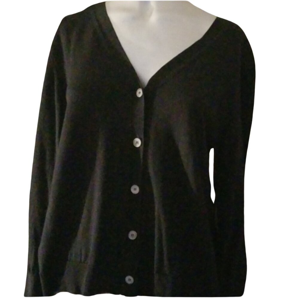 Miu Miu Navy Cardigan Split Open Back